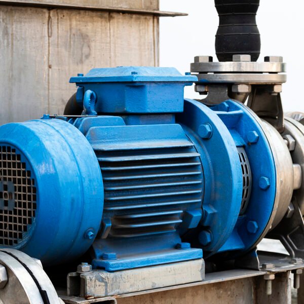 Motor for pipeline system to deliver cold water into production process